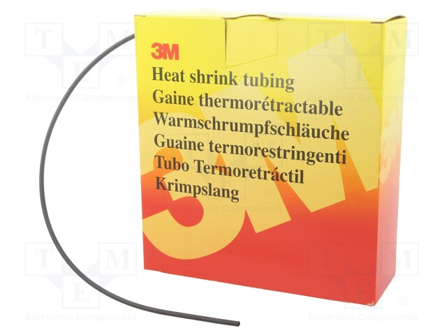 Heat shrink sleeve; glueless,thin walled; 2: 1; 2.4mm; L: 11m