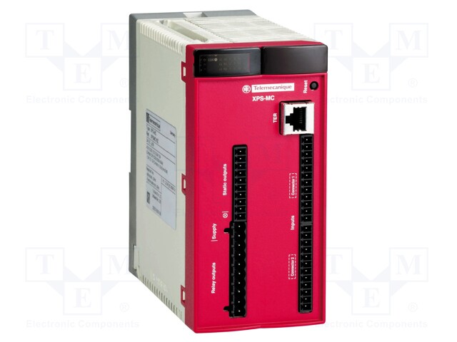 Safety Relay, 28.8 VDC, XPSMC Series, DIN Rail, 1.5 A