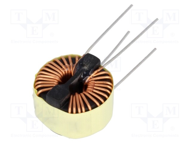 Inductor: wire; THT; 0.85mH; 5A; 35mΩ