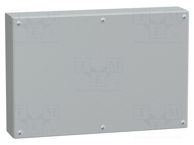 Metal Enclosure, Spacial SBM, Flat Box, IP66, NEMA 4X, Electrical / Industrial, Steel, 400 mm