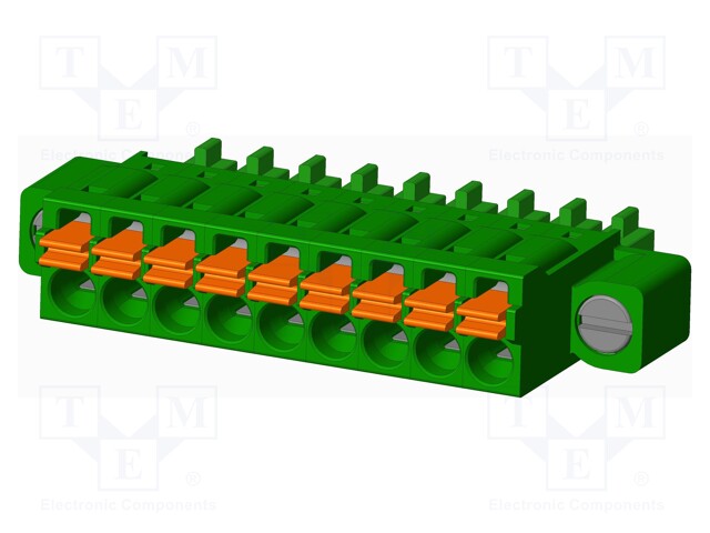 Connector: pluggable terminal block; plug; female; straight; 5.5A