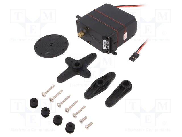 Motor: servo; 4.8÷6VDC; giant scale; analogue; 154g; metal; 120°