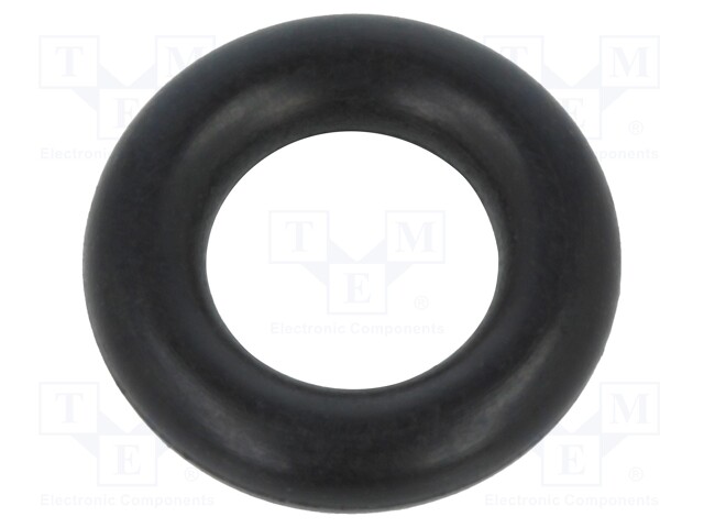 O-ring gasket; NBR; D: 3mm; Øint: 7mm; black; -30÷100°C