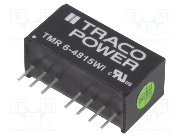 Converter: DC/DC; 6W; Uin: 18÷75V; 24VDC; Iout: 250mA; SIP8; 4.8g