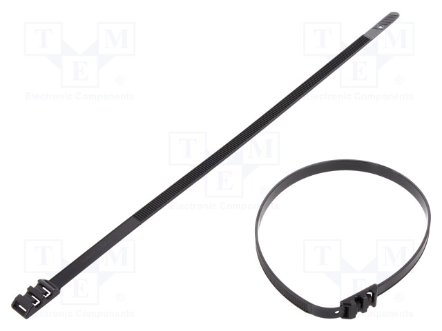 Cable tie; with low profile head; L: 355mm; W: 9mm; polyamide; 530N