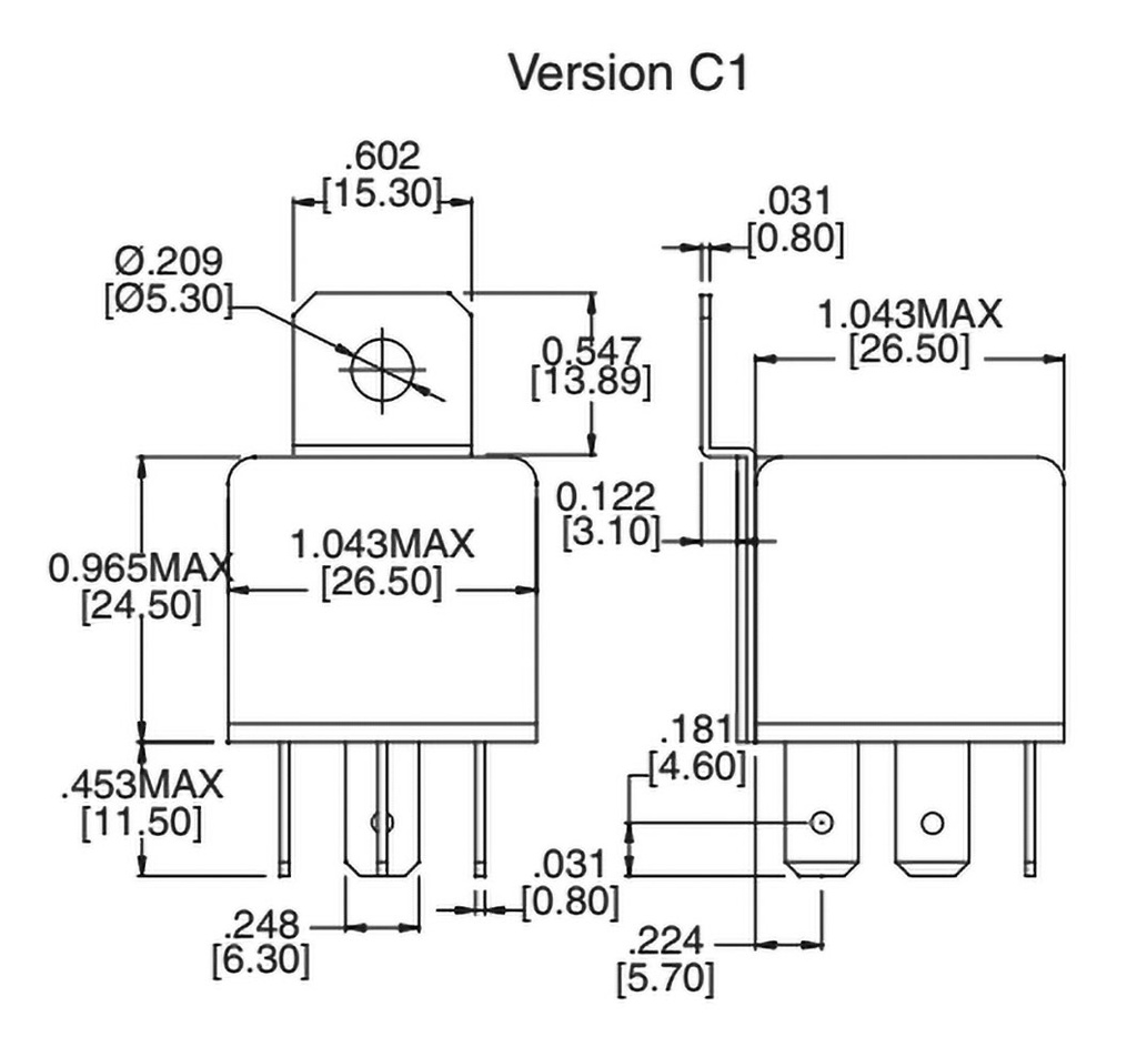 Relay: electromagnetic; SPDT; Ucoil: 12VDC; 40A; automotive; 680mW