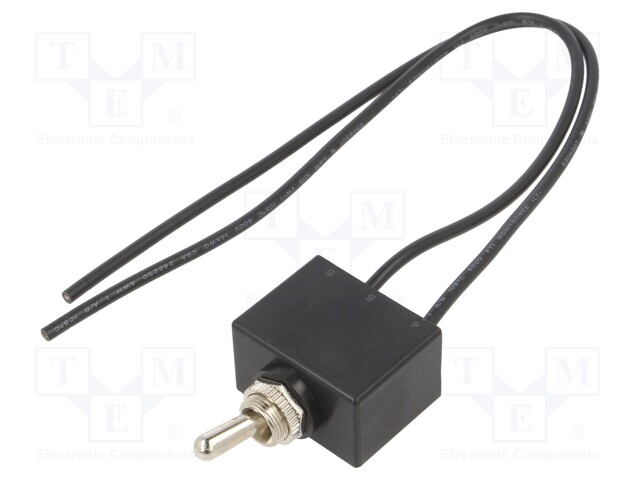 Switch: toggle; Pos: 2; SPST; OFF-(ON); 25A/12VDC; -40÷85°C; 50mΩ