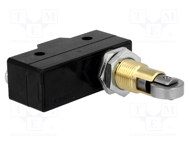 Microswitch SNAP ACTION; with longitudinal roller; SPDT; Pos: 2