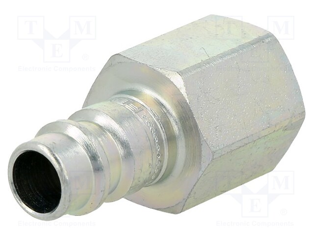 Connector plug; G 3/8"; inside; -0.95÷10bar; 29g