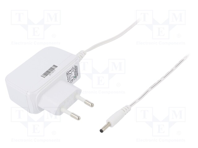 Power supply: switched-mode; 5VDC; 2A; Out: 3,5/1,3; 10W; Plug: EU