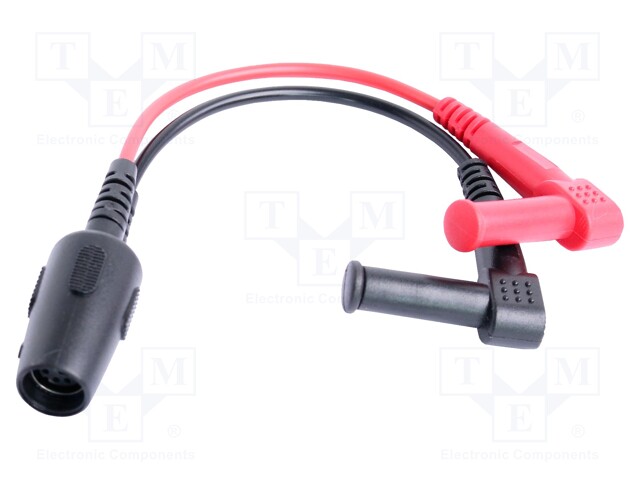 Adapter for clamps; banana 4mm plug x2