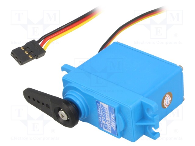 Motor: servo; 6÷7.4VDC; standard; analogue; 60g; 41.9x21x40mm; 180°