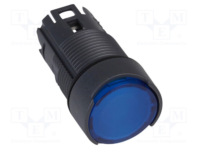 Switch: push-button; 16mm; Stabl.pos: 2; blue; ZB6Z; Pos: 2; -40÷70°C