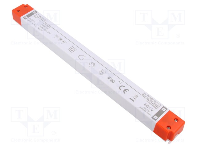 Power supply: switched-mode; LED; 75W; 24VDC; 3125mA; 220÷240VAC