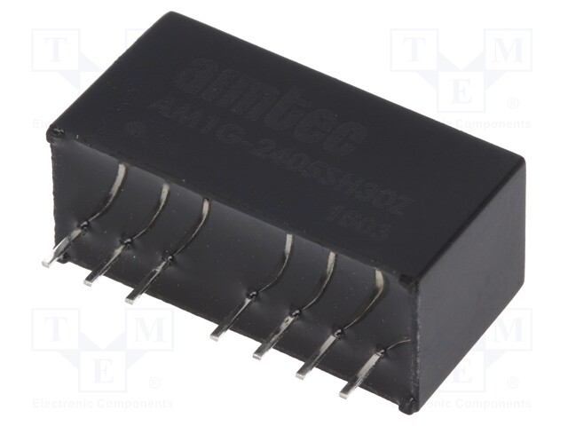 Converter: DC/DC; 1W; Uin: 18÷36V; 5VDC; Iout: 200mA; Efficiency: 68%