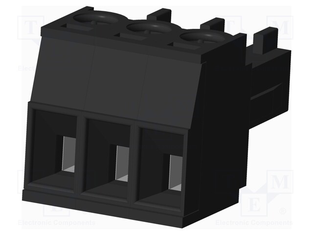 Connector: pluggable terminal block; plug; female; straight; 300V