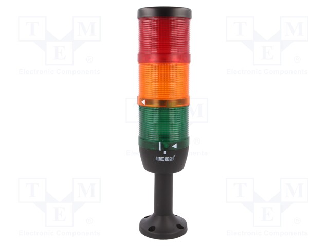 Signaller: signalling column; continuous light; Usup: 220VAC; LED