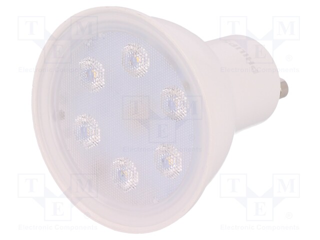 LED lamp; neutral white; GU10; 230VAC; 275lm; 3.5W; 36°; 4000K