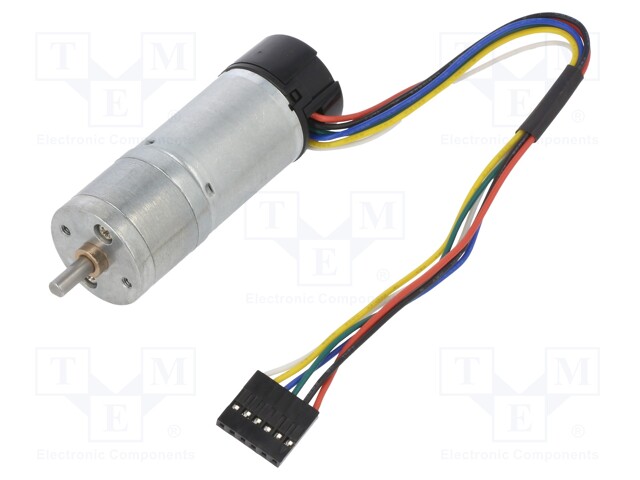 Motor: DC; with encoder,with gearbox; LP; 12VDC; 1.1A; 55rpm
