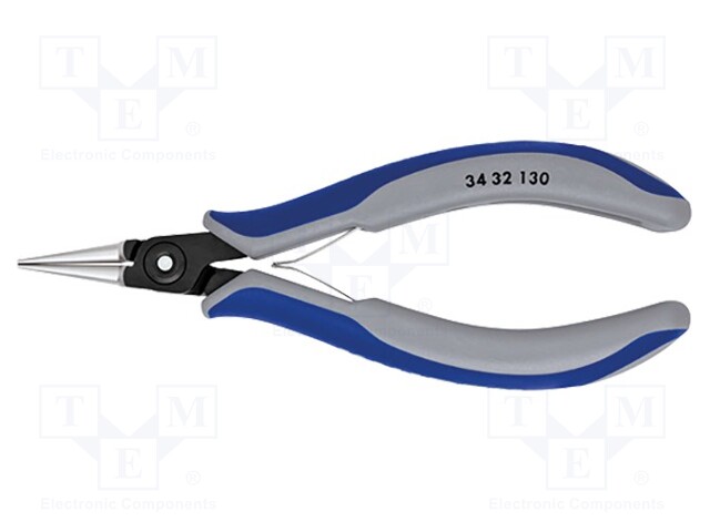 Pliers; round; 130mm; Conform to: DIN/ISO 9655