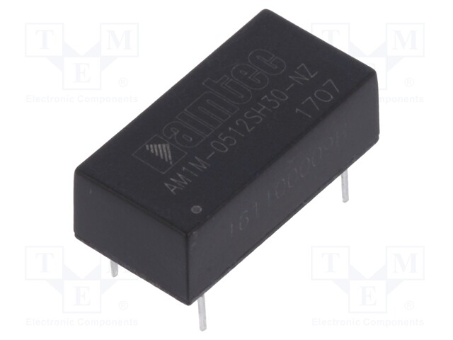 Converter: DC/DC; 1W; Uin: 4.5÷5.5V; 12VDC; Iout: 83mA; DIP14; 2.4g