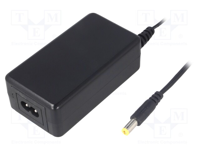 Power supply: switched-mode; 12VDC; 1A; Out: 5,5/2,1; 12W; 0÷40°C