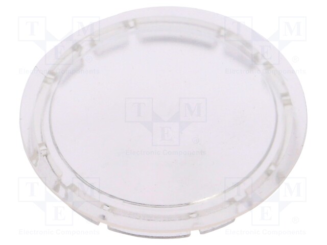 Actuator lens; lens color: natural (transparent)