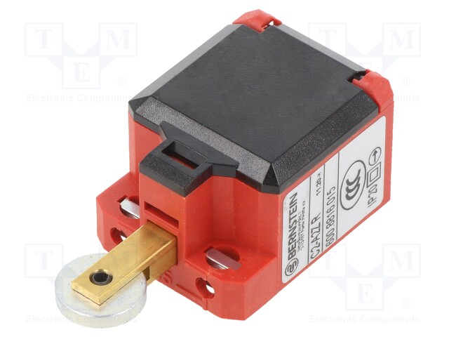 Limit switch; NC x2; 10A; max.240VAC; rectangle 8,5x3,5mm; IP20