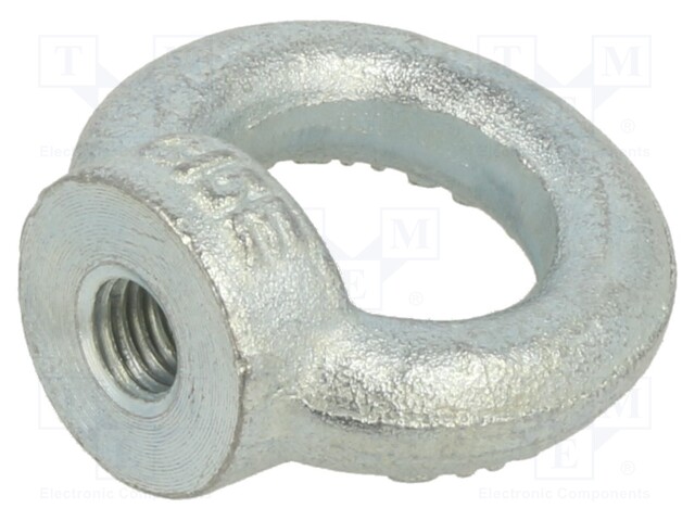 Lifting eye nut; eye; M10; steel; Plating: zinc; DIN: 582; 25mm