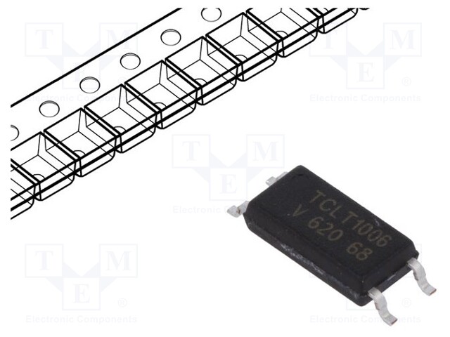 Optocoupler; SMD; Channels: 1; Out: transistor; Uinsul: 5kV; Uce: 70V