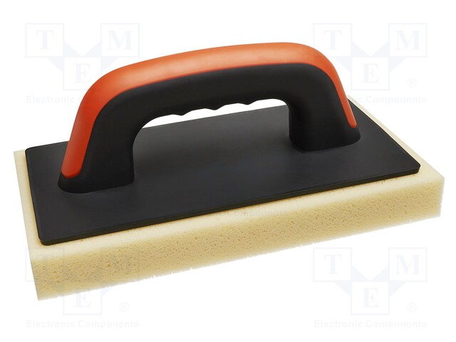 Finishing trowel; with sponge; L: 250mm; W: 130mm