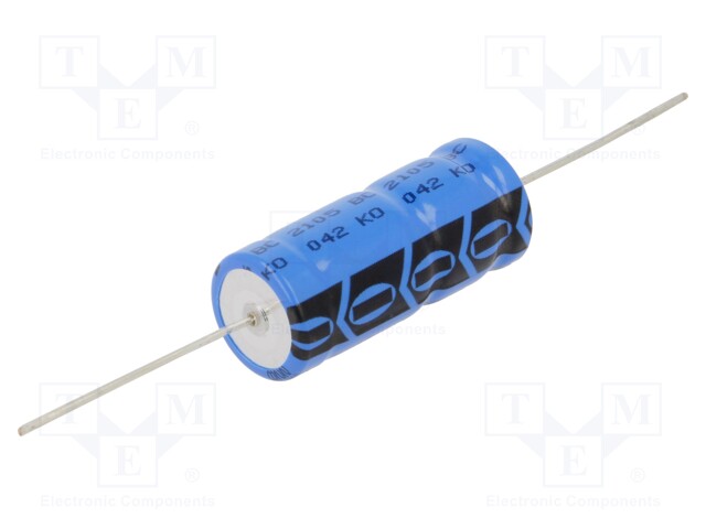 Capacitor: electrolytic; THT; 22uF; 250VDC; Ø12.5x30mm; 15000h