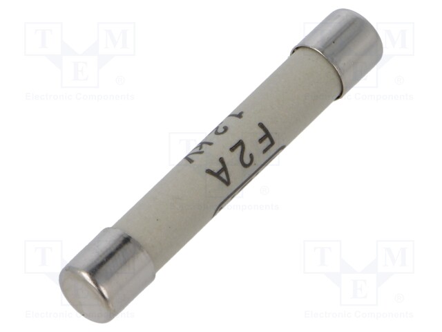 Fuse: fuse; quick blow; 2A; 1.2kVAC; industrial; 8x50mm