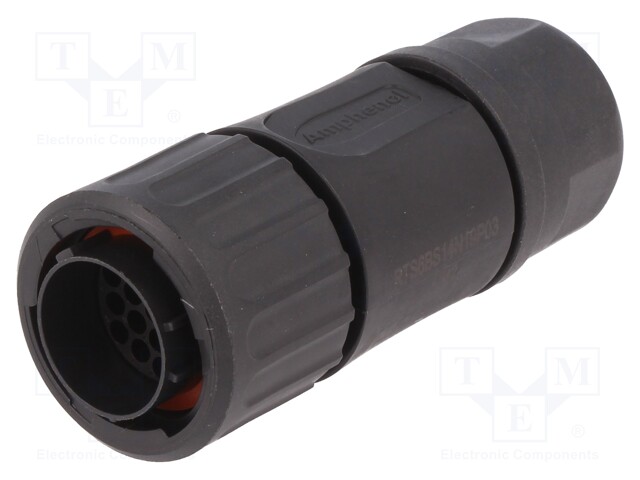 Connector: circular; Series: eco|mate Aquarius; plug; male; PIN: 19