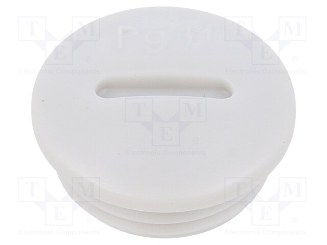 Stopper; PG11; IP56; Mat: polyamide; Body: light grey; Thread: PG