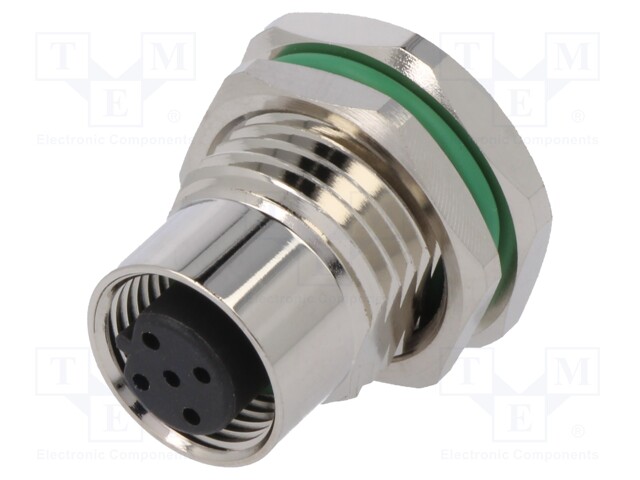 Socket; M12; PIN: 5; female; B code-Profibus; THT; IP65/IP67; 60V; 4A