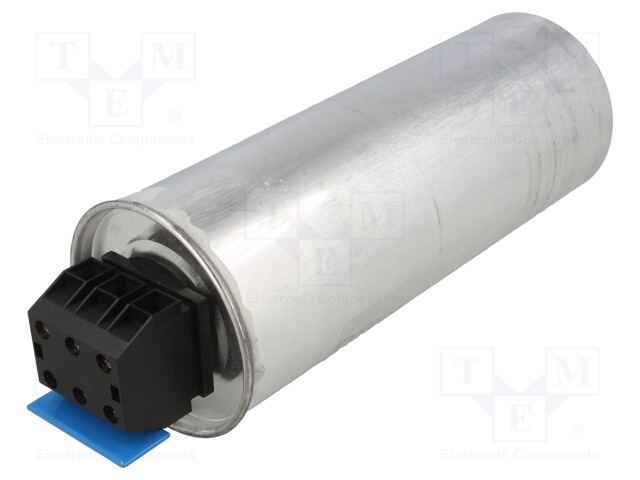 Capacitor: polypropylene; three phase; Q@50Hz: 15kVAR; 415VAC; 27A