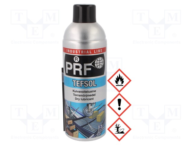 Grease; white; spray; Ingredients: PTFE; can; TEFSOL; 520ml