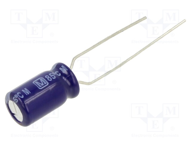 Electrolytic Capacitor, 220 µF, 16 V, M Series, ± 20%, Radial Leaded, 2000 hours @ 85°C