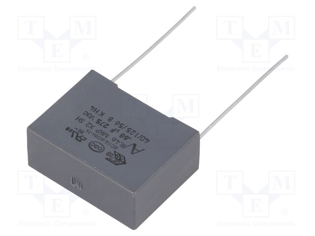 Capacitor: polypropylene; X2; 680nF; 22.5mm; ±20%; 26.5x11x20mm