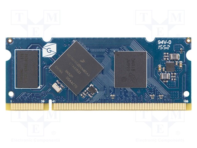 Module: SOM; RAM: 256MB; MCIMX6G2CVM05AA; 67.6x26.5x3mm; 3÷3.6VDC