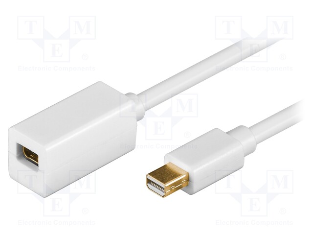 Cable; DisplayPort 1.2; 1m; white