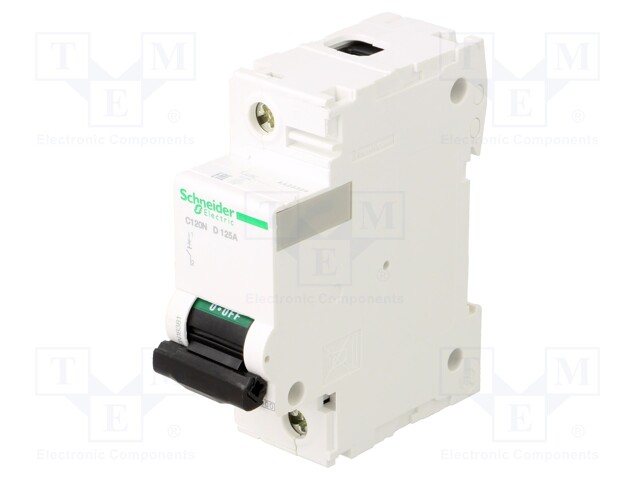 Circuit breaker; 230/400VAC; Inom: 125A; Poles: 1; DIN; Charact: D