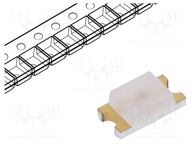 LED; SMD; 1206; orange; 2.8÷8mcd; 3.2x1.6x1.1mm; 170°; 2.2÷2.6V