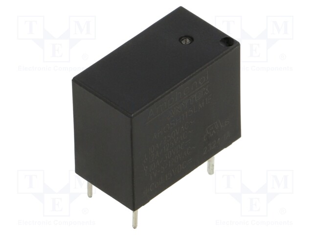 Relay: electromagnetic; SPST-NO; Ucoil: 15VDC; 10A; 10A/250VAC