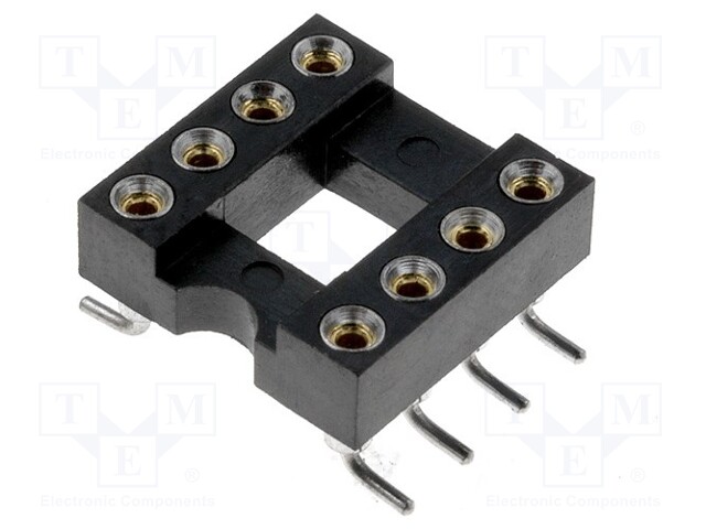 Socket: DIP; PIN: 8; Pitch: 2.54mm; precision; SMT; 7.62mm; 0÷85°C