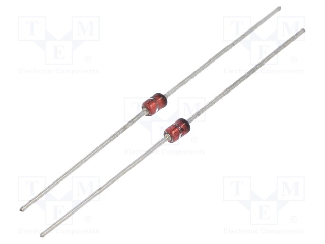 Diode: Zener; 1W; 6.2V; DO41/DO15; single diode; 10uA