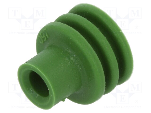 Gasket for wire; Weather Pack; green; 2.03÷2.85mm