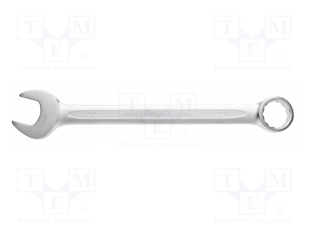 Wrench; combination spanner; 32mm; Chrom-vanadium steel