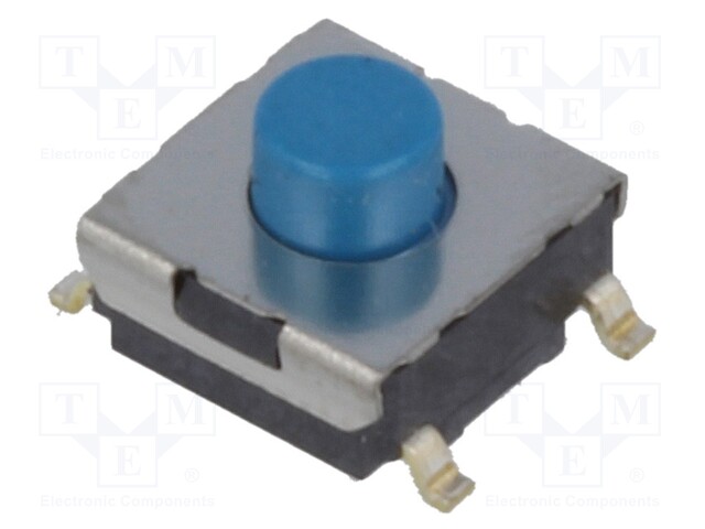 Microswitch TACT; SPST-NO; Pos: 2; 0.05A/24VDC; SMT; none; 2.55N